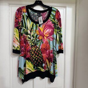 NEW with Tags Eva Varro Tunic Top sz M
